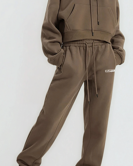 ПРЕДПРОДАЖБА: Мъжко Долнище Everyday - Кафяв - Премиум Серия SMFit - Наличен от 05.01