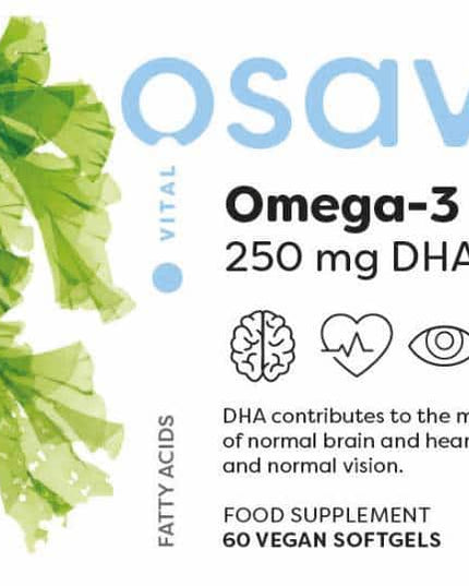 Osavi Омега-3 Веган Формула | 250 mg DHA