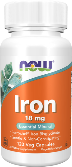 NOW Foods - Желязо Iron 18 mg Ferrochel