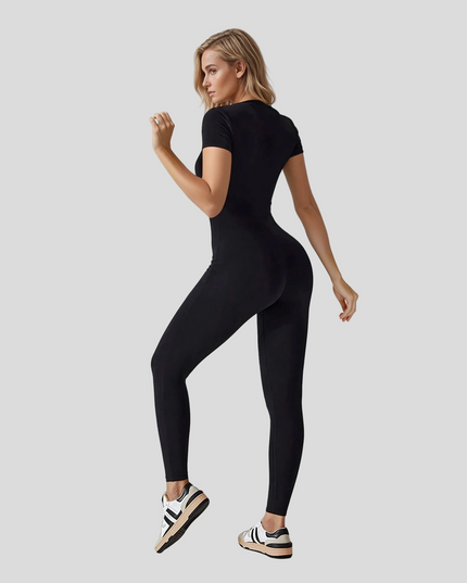 Безшевен Гащеризон - Стела (цял) - Черен | Strong x Feminine