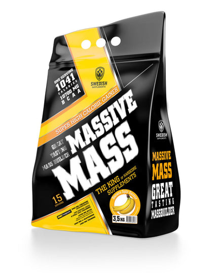 SWEDISH Supplements Massive Mass Гейнър | Мощен Гейнър за покачване на мускулна маса