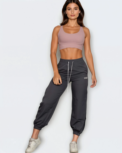 Бюстие - Двойно кръстосано, с подплънки - Розов | Varsity серия