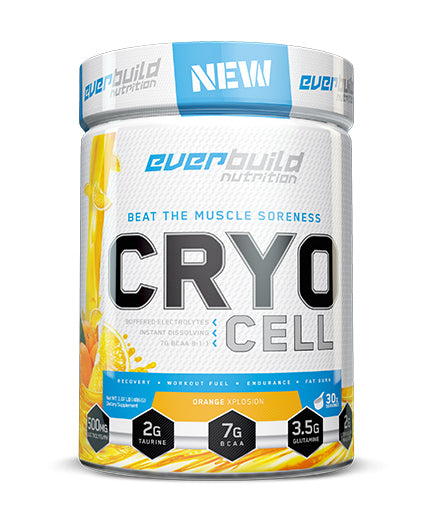 EVERBUILD Cryo Cell - BCAA + Глутамин, Цитрулин и Електролитна бленда | Незаменими Аминокиселини