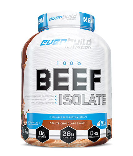 EVERBUILD Ultra Premium 100% Beef Protein Isolate - Телешки Протеин Изолат| Мускулна маса и Възстановяване