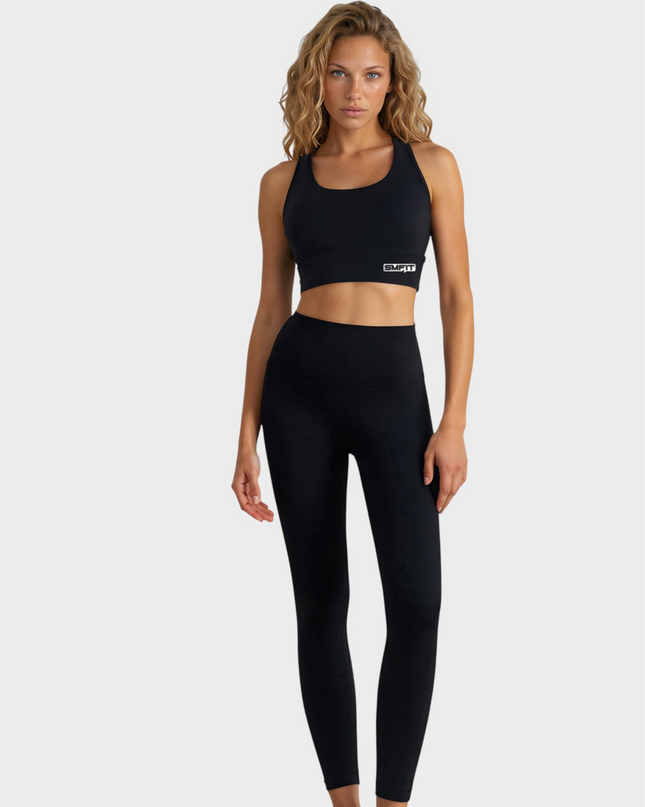 ПРЕДПРОДАЖБА: Бюстие Skin Luxe - Втора Кожа - Черен | Премиум серия SMFit - Наличен от 20.03