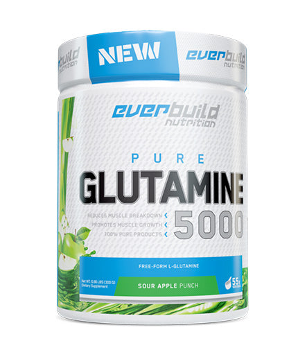 EVERBUILD Glutamine 5000 - Oвкусен | Л-Глутамин в най-чиста форма