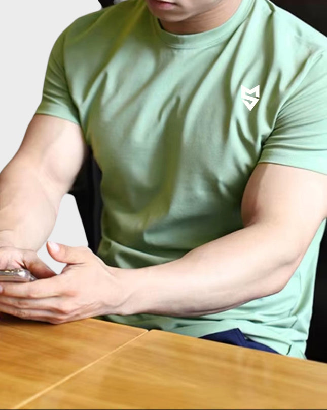 Мъжка Спортна Тениска 5001 - Зелен