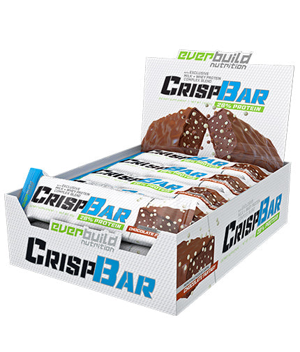 EVERBUILD Crisp Protein Bar Box - 15 х 55 гр. |  Хрупкави Протеинови барчета - 15бр. х 55гр.