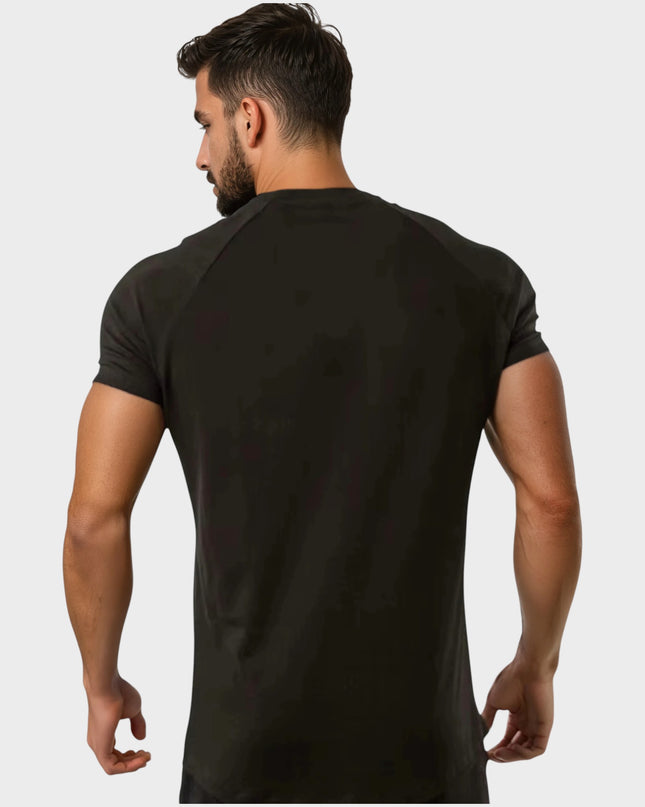Мъжка Спортна Тениска 6648 - Черен