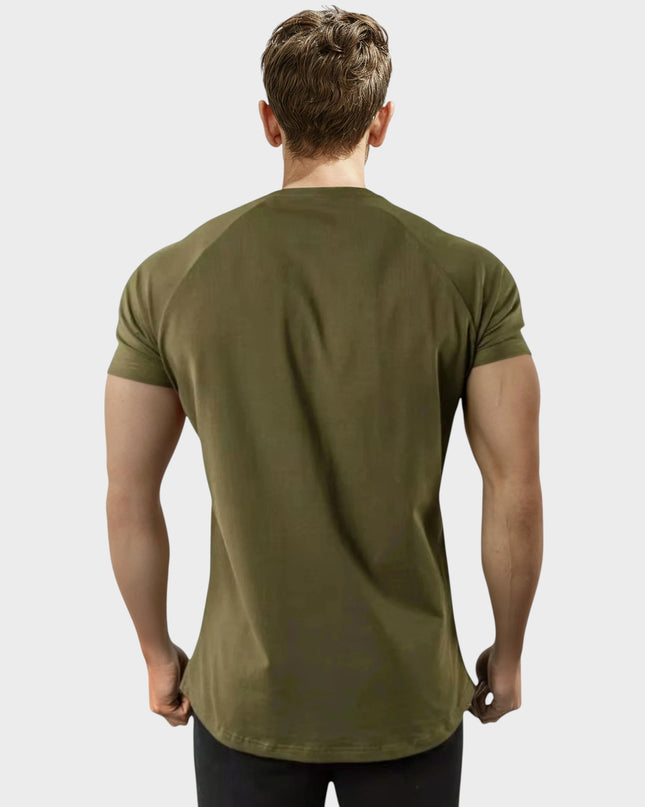 Мъжка Спортна Тениска 6648 - Зелен