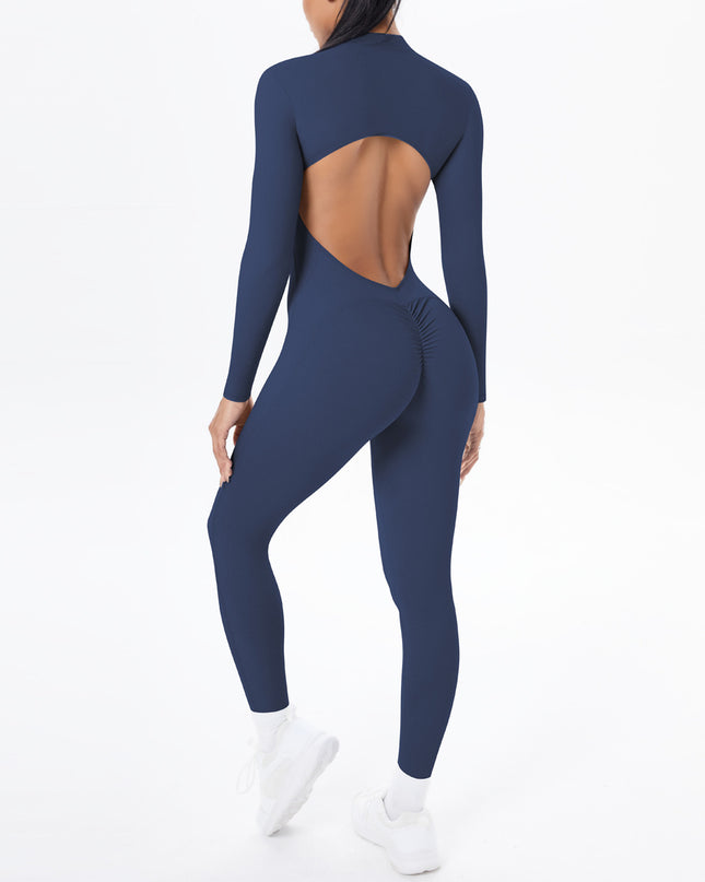 Безшевен Гащеризон Блясък - Цял - Син | Премиум серия SMFit