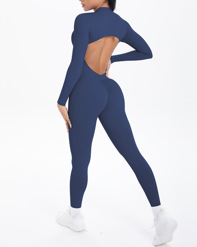 Безшевен Гащеризон Блясък - Цял - Син | Премиум серия SMFit