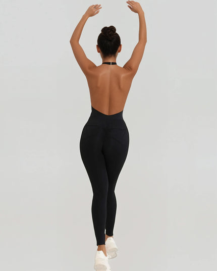 Безшевен Гащеризон с Гол Гръб, джоб и Scrunch Bum | Strong x Feminine x Sexy