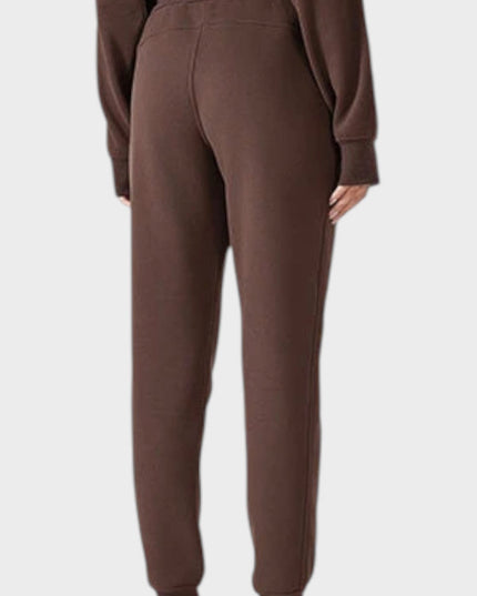 ПРЕДПРОДАЖБА: Анцуг с подплата, Спортно Долнище - Over Size - Кафяв - Налично от 10.12