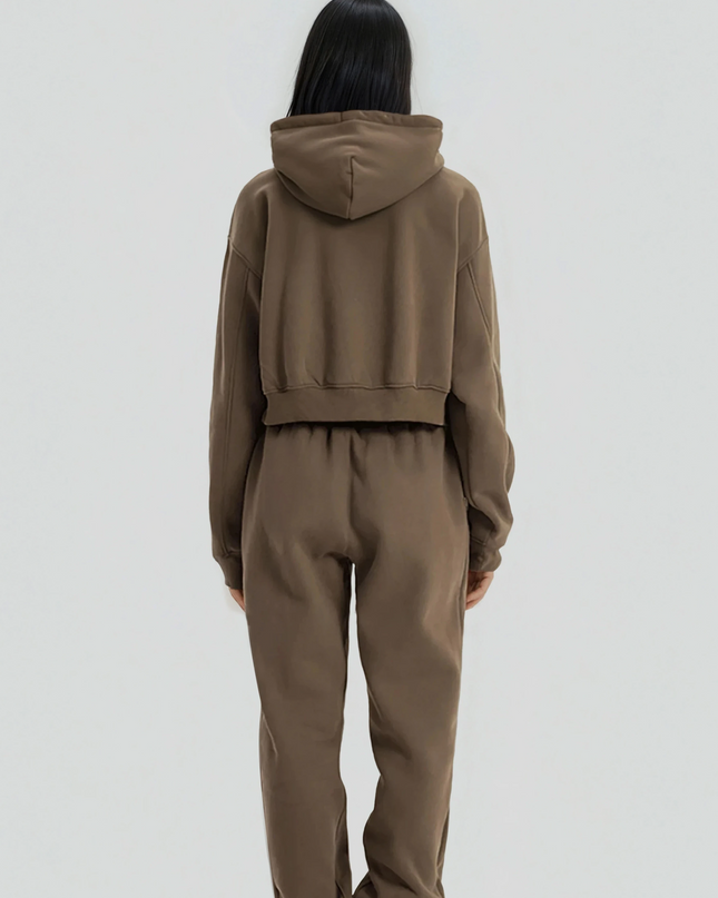 ПРЕДПРОДАЖБА: Анцуг Everyday, Долнище - Памук и Полиестер - Мока Мус (Кафяв) | Премиум серия SMFit - Наличен от 05.01