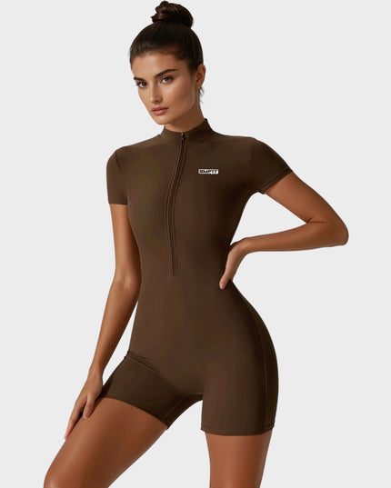 M, L, XL размер: Безшевен Гащеризон Стела - Къс - Кафяв | Strong x Feminine