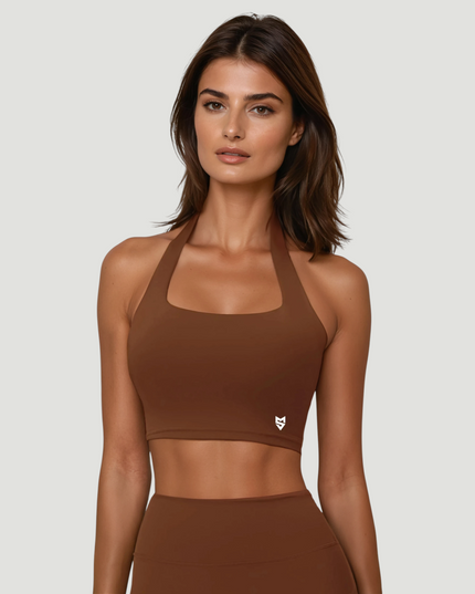 Бюстие Perfect Shape - Подсилена и Комфортна Поддръжка, с подплънки - Кафяв