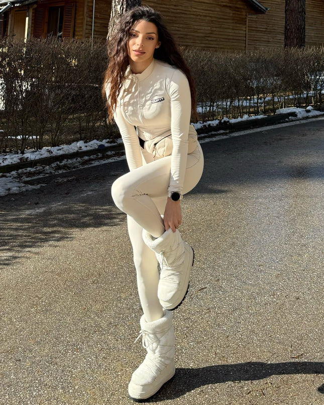 Безшевен Гащеризон - Цял - Бял (екрю) | Премиум серия SMFit