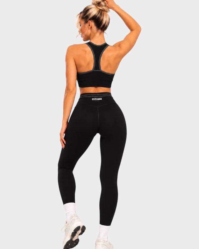 Бюстие Empower, с подплънки - Черен | Делукс серия SMFit