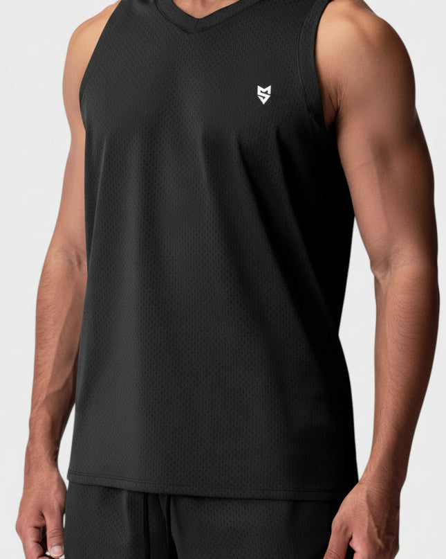 Мъжки Потник (Tank Top) - Черен
