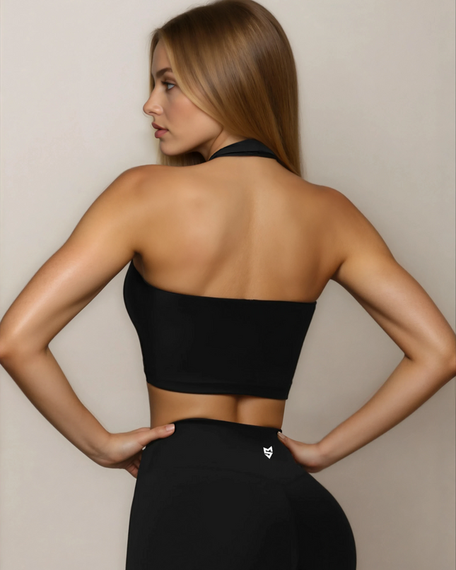 Бюстие Perfect Shape - Подсилена и Комфортна Поддръжка, с подплънки - Черен