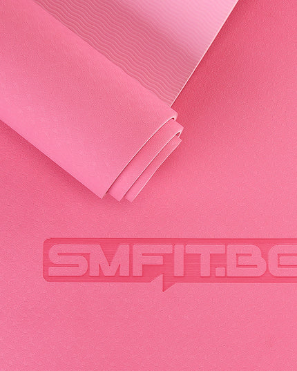 Комфортна Постелка за Упражнения - Нехлъзгаща се за Йога, Пилатес, Гимнастика, Фитнес, Аеробика - Антибактериална | Премиум серия SMFit