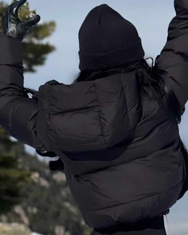 Пухено яке - Черен