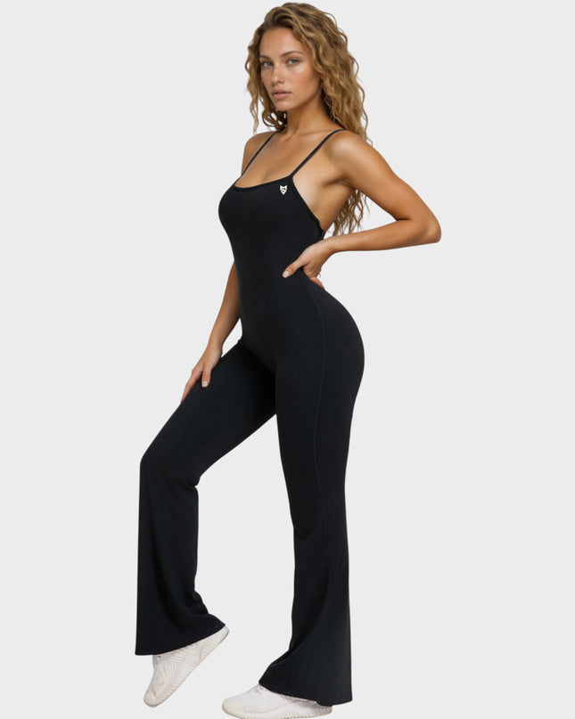 [ПРЕДПРОДАЖБА] Гащеризон с Висока Талия - Scrunch Bum и Широк Крачол | Strong x Feminine [Наличен от 15.03]