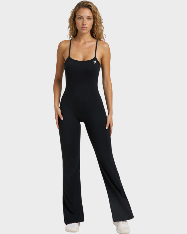 [ПРЕДПРОДАЖБА] Гащеризон с Висока Талия - Scrunch Bum и Широк Крачол | Strong x Feminine [Наличен от 15.03]