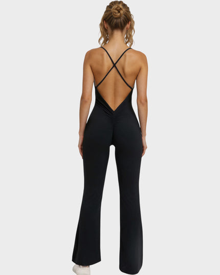 [ПРЕДПРОДАЖБА] Гащеризон с Висока Талия - Scrunch Bum и Широк Крачол | Strong x Feminine [Наличен от 15.03]