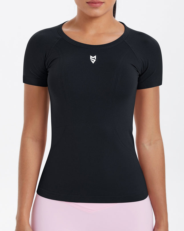 Класическа спортна тениска - Черен