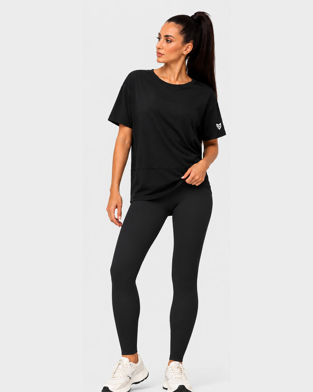 Oversize Тениска (XS-XL) - Черен - D26082