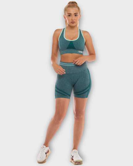 Бюстие Empower, с подплънки - Зелен | Делукс серия SMFit