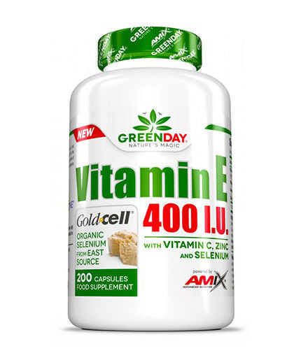 AMIX Vitamin E 400 I.U. + Селен / 200 Caps. | Здрава Кожа и Коса.