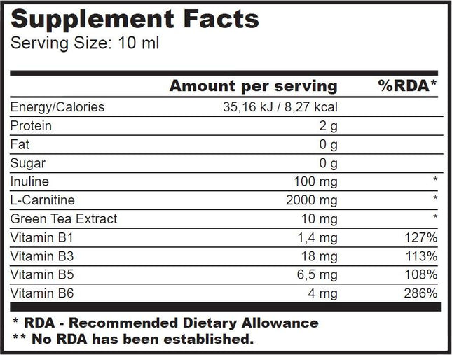 BIOTECH USA Течен Л-карнитин 100.000 / 500ml