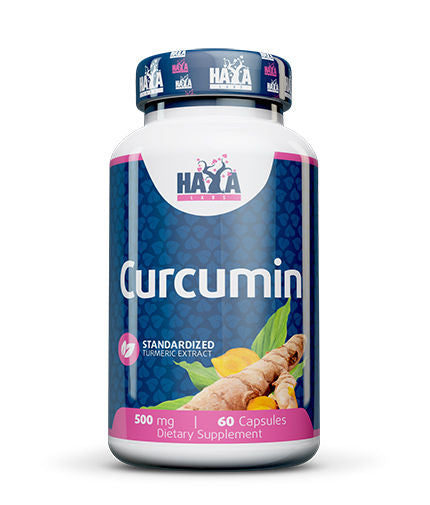 HAYA LABS Curcumin 500 мг | Активен екстракт от Куркума 60 капсули.