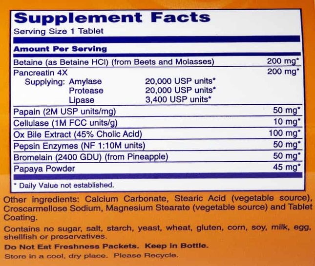 NOW Foods Super Enzymes | Храносмилателни ензими.