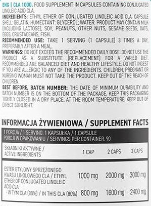 OSTROVIT КЛА 1000 mg (CLA)