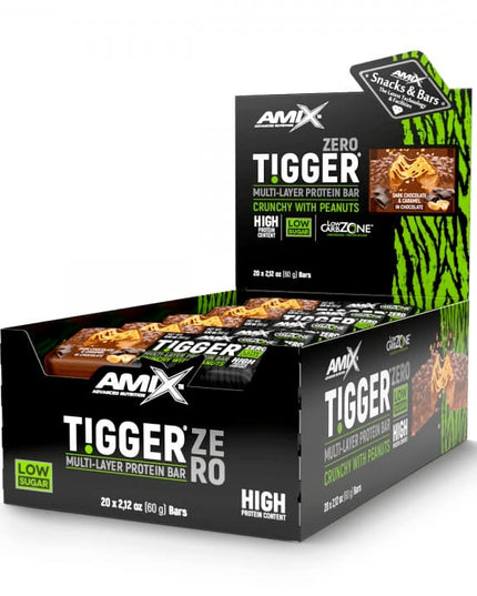 Протеинов Бар TIGGER® Zero Bar AMIX 20 барчета x 60 грама.