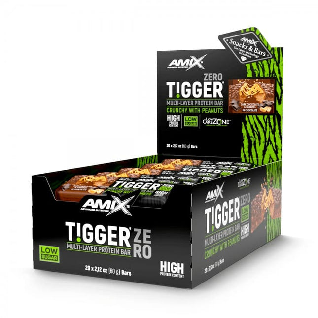 Протеинов Бар TIGGER® Zero Bar AMIX 20 барчета x 60 грама.