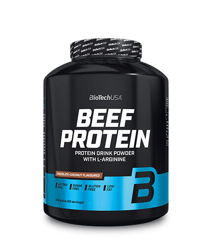 Biotech USA Beef Protein - Телешки Протеин (Хидролизиран) с Л-Аргинин | Мускулна маса и Възстановяване.