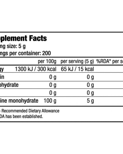 BIOTECH USA Creatine Monohydrate - 100% Чист Креатин Монохидрат | Мускулна маса и Сила.