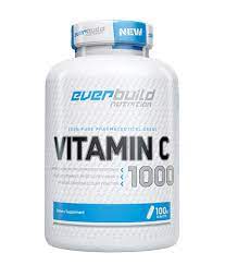 EVERBUILD Vitamin C 1,000mg with Rose Hips |Витамин Ц плюс екстракт от шипка | 100 таблетки