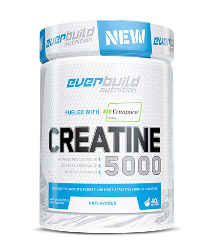 EVERBUILD Creapure Creatine 5000® | Мускулна маса - Сила - Възстановяване.