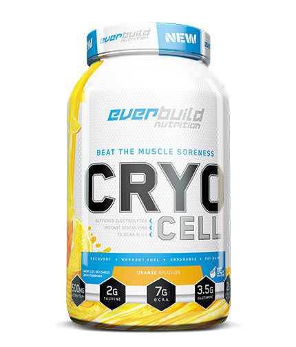 EVERBUILD Cryo Cell - BCAA + Глутамин, Цитрулин и Електролитна бленда | Незаменими Аминокиселини.