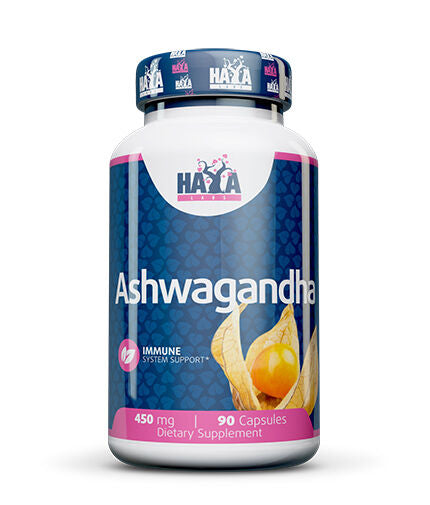 HAYA LABS Ashwagandha 450mg. | Екстракт от корен на Ашваганда 90 капсули.