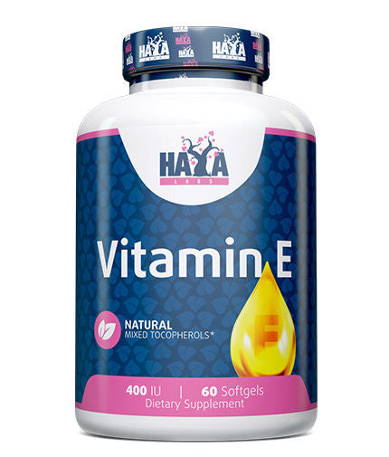 HAYA LABS Vitamin E 400 IU 60 капсули | Витамин Е.