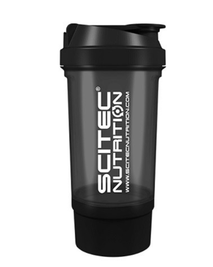 SCITEC Стилен Шейкър / 500 ml. Черен