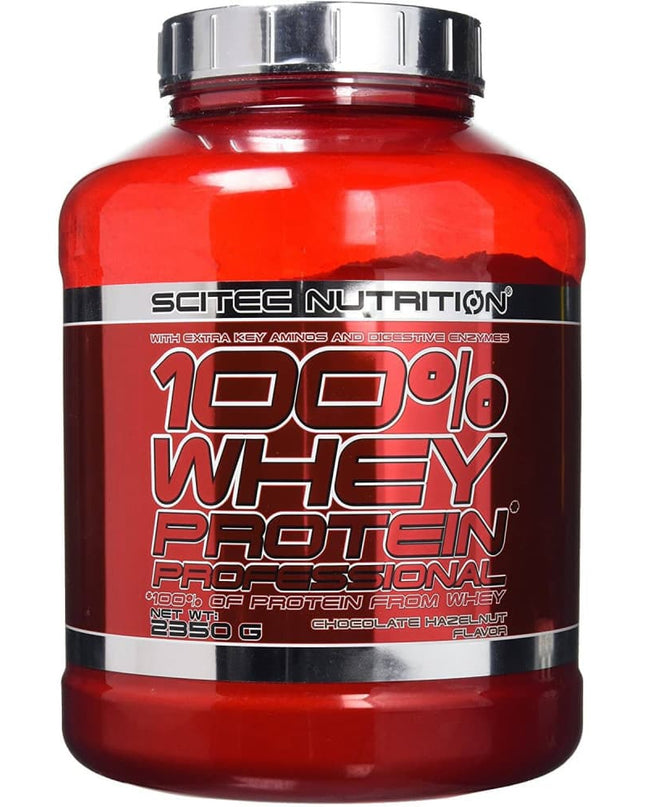 SCITEC 100% Whey Protein Professional | Суроватъчен протеин с Глутамин и Храносмилателни ензими.